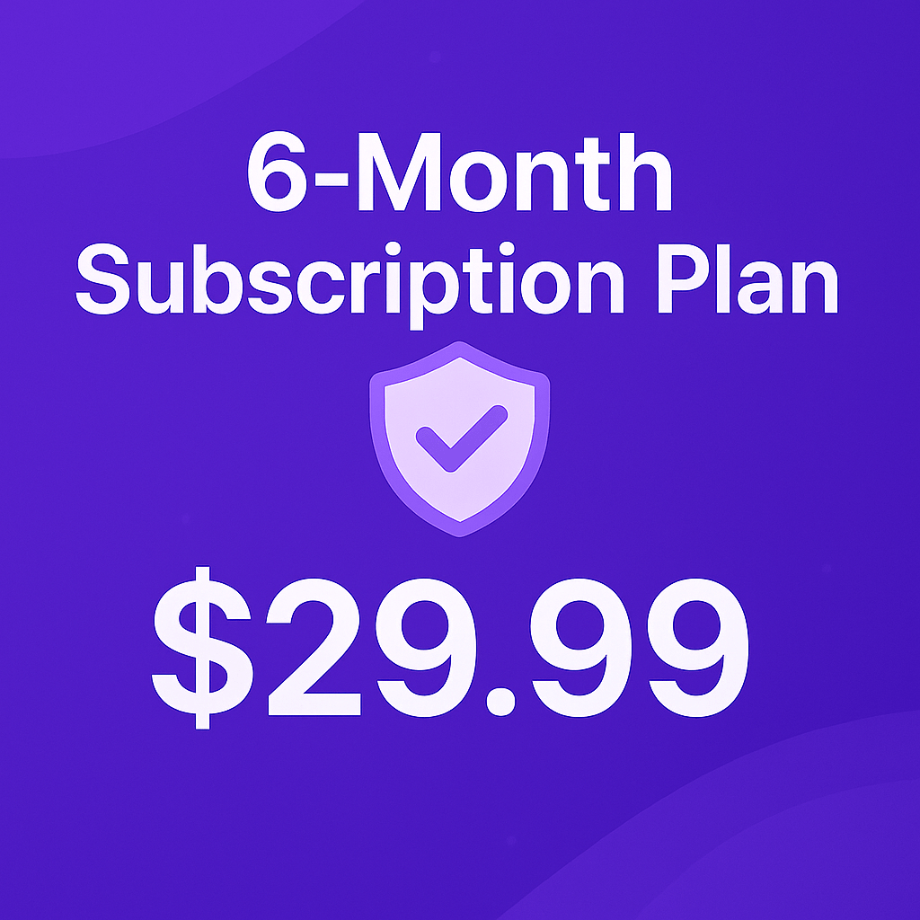6 Months Subscription